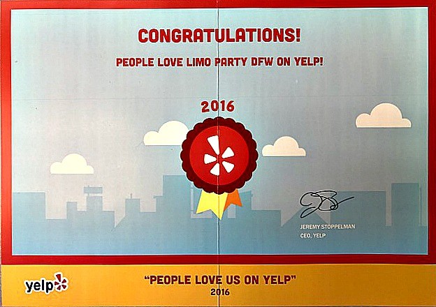 Yelp Certificate Testimonials Customer Reviews